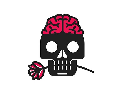 Skull + Flower