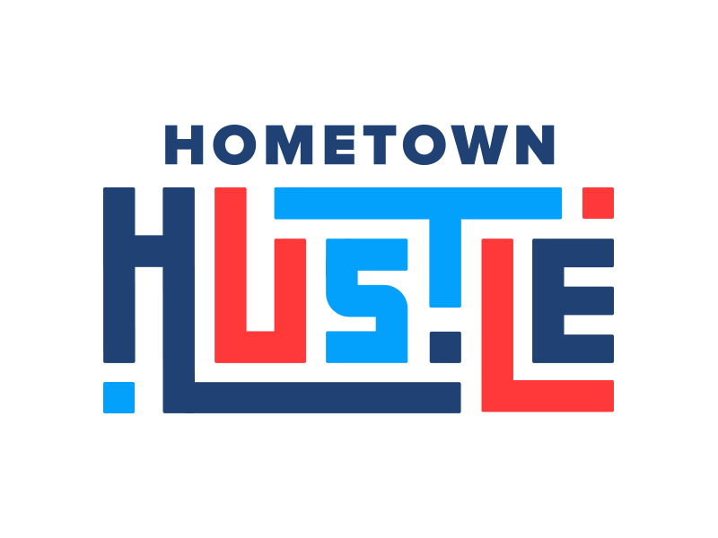 Hometown Hustle graphic design handdone type illustration lettering logo type typography