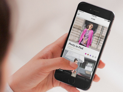 Sartorial App app clothes fashion home mobile mockup ui ux