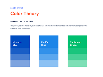 Design systems - Color theory