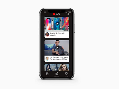 redesigned Youtube app