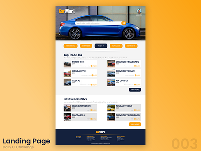 CarMart Landing Page