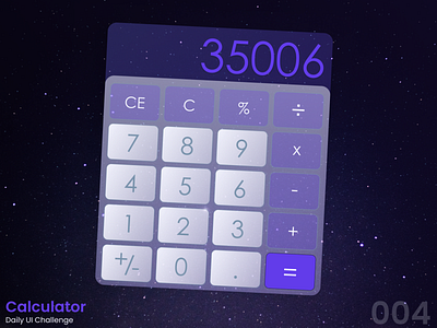 Purple Space Calculator