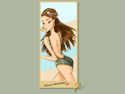 Summer Sea&Sand adobe illustrator adobe photoshop fashion illustration summer