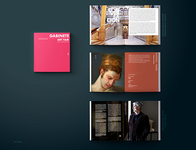 Gabinete Art Fair's catalogue design branding interviewdesign logo magazzinedesign nationallibrary