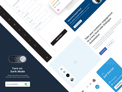 Design Component Mash app design ideation minimal saas ui ux web