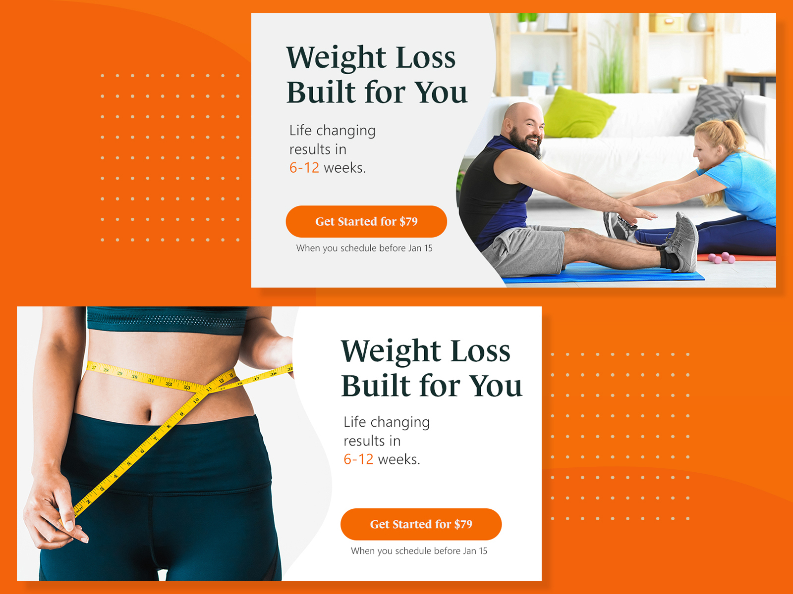 Weight Loss Program // Facebook Ads by Nick Gibson for Linear Design on