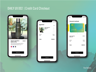 #DAILYUI 002 | Credit Card Checkout