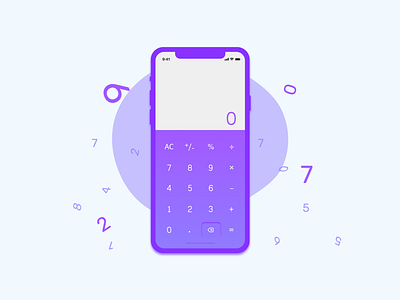 #DAILYUI 004 - Calculator calculator mobile mobile ui ui ux ux ui uxdesign