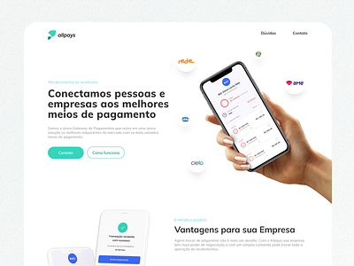 allpays app home landingpage ui uidesign webdesign