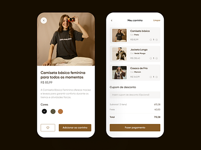 Fashion X - Mobile App beauty clothing e commerce ecommerce elegant fashion fashion app mobile app style ui design uxdesign