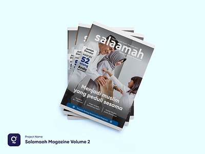 Salamaah Magazine Volume 2 brand branding design freelance graphic design magazine marketing project