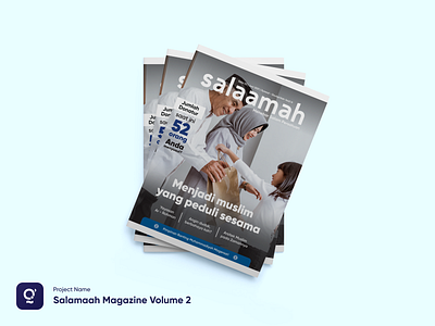 Salamaah Magazine Volume 2 brand branding design freelance graphic design magazine marketing project