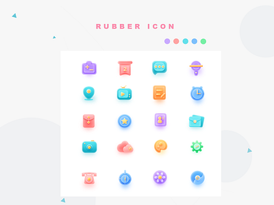 rubber icon icon design