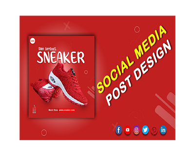 Social Media Shoe Post Banner Design ads banner ads post banner facebook flyer graphic design instragram shoe social media post twitter youtube