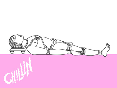 Chillzzzin chillin design illustration relax rest