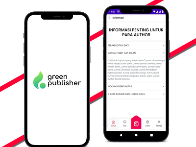 Greenpublisher apps ui