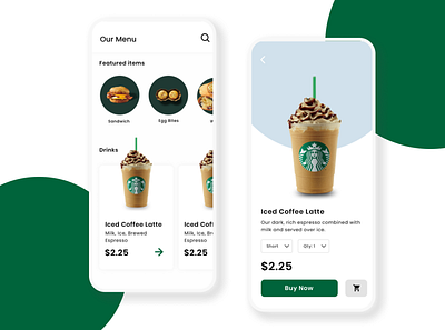 Starbucks app UI redesign app branding coffe dailyui design dribble illustration illustration design mobile mobiledesign starbucks trending ui uidesign uiux ux