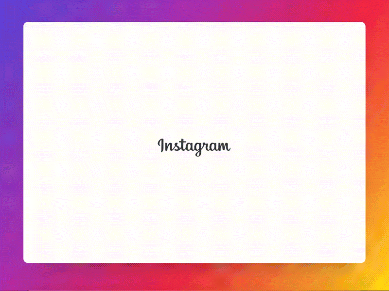 Instagram Desktop concept desktop feed gif instagram photo scroll social social network web