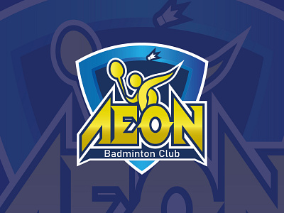 Badminton Logo Esport Concept