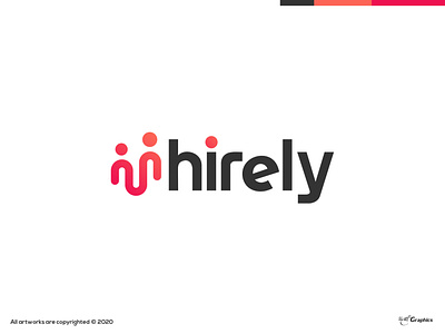 hirely branding dayagraphics design illustration illustrator logo logobrand logobranding logotype minimal