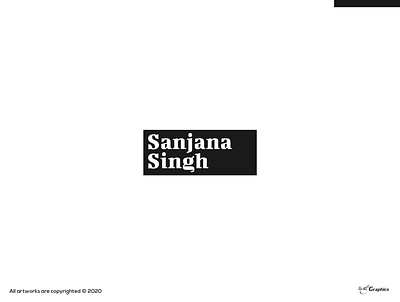 Sanjana Singh Logo branding dayagraphics flat illustration illustrator logo logobrand logobranding minimal sanjana singh sigh vector