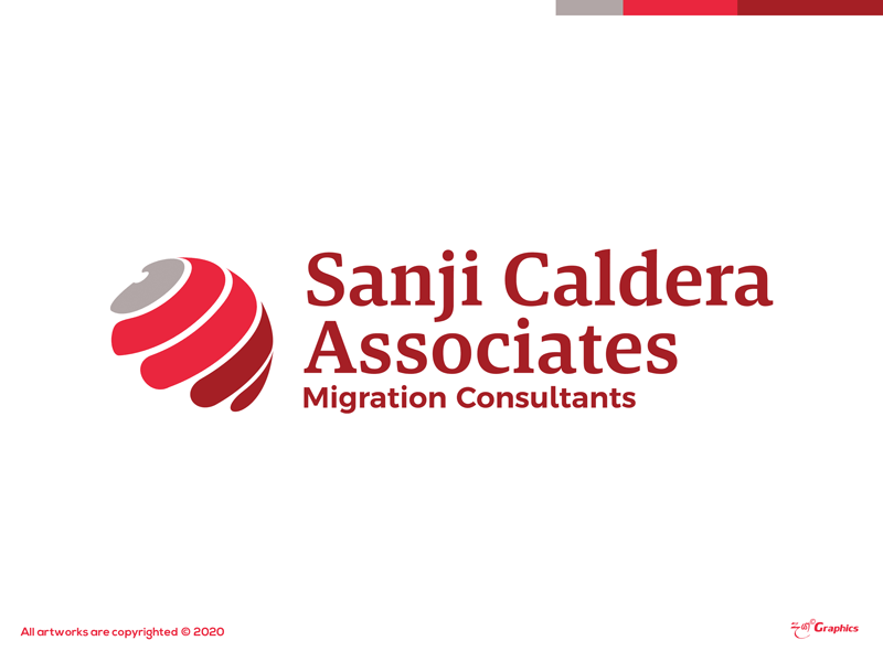 Sanji Caldera Associates | Logo Rebrand branding dayagraphics design illustration illustrator logo logobrand logobranding logotype minimal scan typography