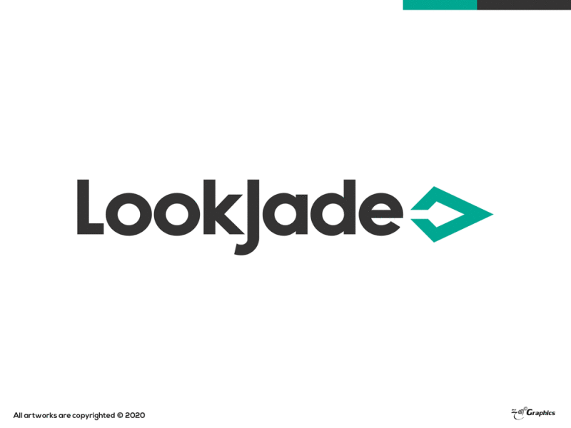 Lookjade Logo Branding | Daya Graphics branding dayagraphics design illustration jade jade logo logobrand logobranding logotype minimal vector