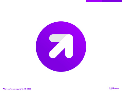 Arrow Logo Concept | Buy This Logo app icon app logo arrow arrow logo branding dayagraphics design graphic design illustration logo logobrand logobranding logotype minimal purple arrow