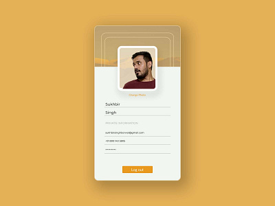 Daily UI Challenge #006 - User Profile