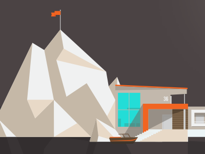 Casa no gelo arquitetura boat casa escuro house iceberg moon night
