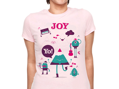 Joy tee cute illustration joy shirt tee voting