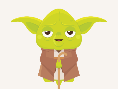 Yoda blackside colors cute illustration star wars yoda