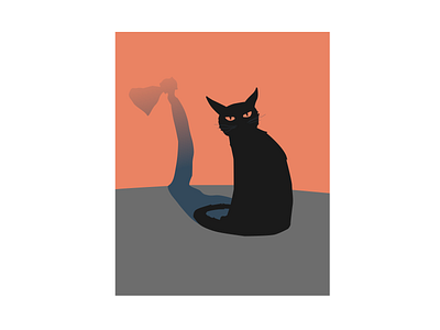 Raskolnikov's cat cat illustration vector