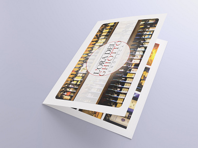 L'Ora del Giotto Wine Bar branding brochure design