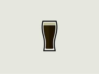 Icon 5: Guiness beer challenge glass guiness icon illustration kneadle pint