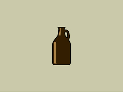 Icon 6: Growler beer challenge growler icon illustration kneadle