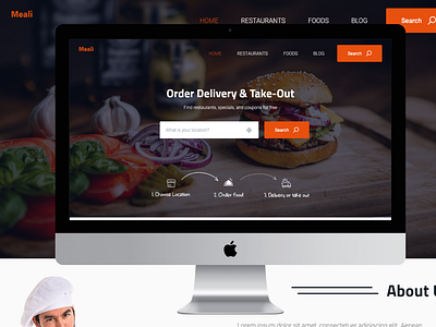 Food Delivery Website UI Design