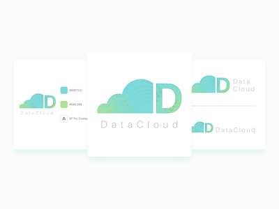 DataCloud Logo Design brand design cloud data design flat illustration logo logo designs logo graphic design logodesign logogram logotype