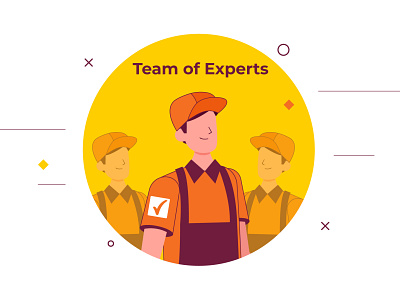 Team of Experts adobe illustrator animation app art construction design education expert explainer explainervideo flat graphic design illustration illustration art illustrator minimal orange vector vectorart