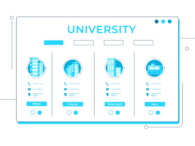 Education Agent Website adobe illustrator animation art blue design education explainer explainervideo flat graphic design illustration illustration art illustrator minimal vector webdesign