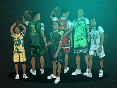Basketballer adobe art basketball black cartoon cc craetive design drawing game gradient graphic design illustration illustrator lines portrait shapes sport talent vector