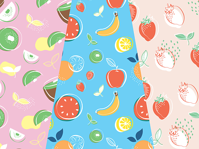 Fruity Wallpapers April fruit fruity illustration illustration art pattern patterns studio ilonaa wallpapers