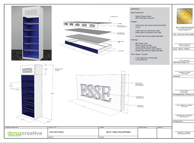 Duty Free Backwall Project