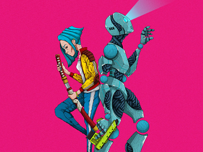 Killjoys adobe adobe photoshop character character design characterillustration cyberpunk future futurism futuristic illustration