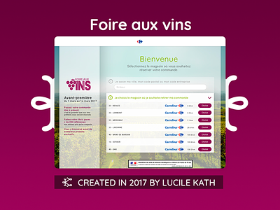 UI/UX Design pour un site e-commerce de Vins alcohol ui design uiux uiux designer ux design web design website wine