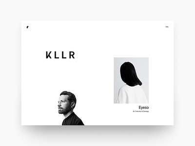KLLR Website agency layout minimal minimalist webdesign website white space whitespace