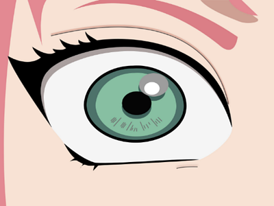 Eye illustration illustration design anime