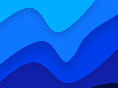 Waves art blue design flat illustration illustrator wallpaper