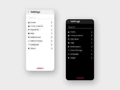 Settings #dailyUi #007